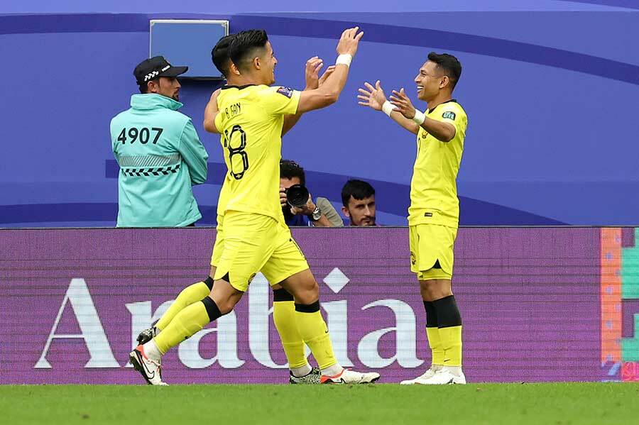 马来西亚攻入两球，成功逆转。【照片：Getty Images】