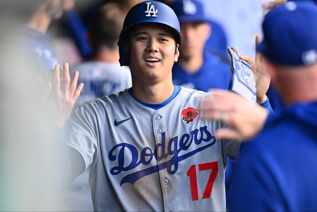 大谷翔平领先大联盟全垒打排行榜