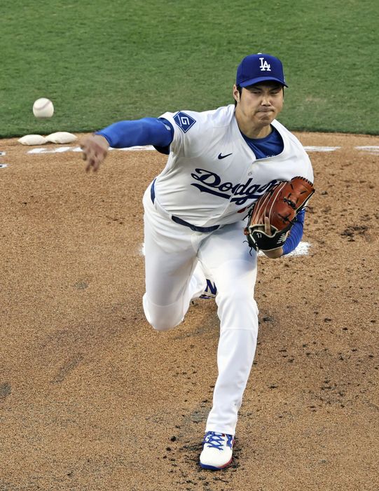 道奇・大谷翔平（提供：共同通信社）（©Daily Sports）