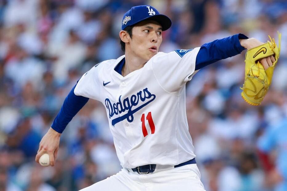 道奇队拿下世界大赛门票的听牌胜利，第9局由佐佐木朗希完美收尾。(C)Getty Images