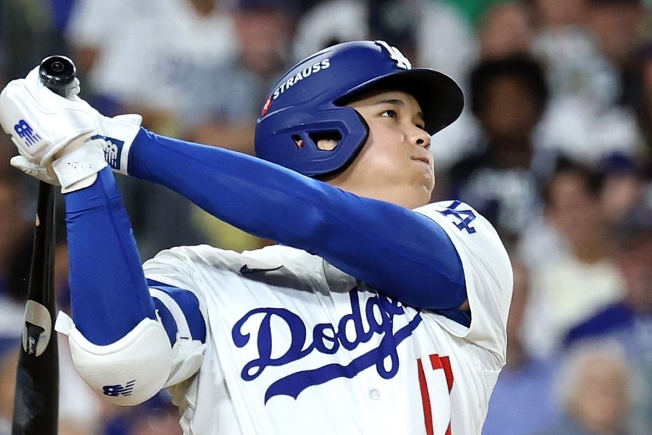 先发登板的大谷投至7局无失分，打击方面也轰出3发全垒打。(C)Getty Images（THE DIGEST）