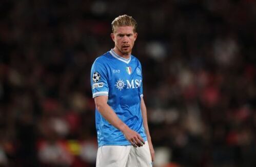 在新东家那不勒斯展现亮眼表现的德布劳内，如今却面临长期伤停危机。[图片] = Getty Images（SOCCER KING）