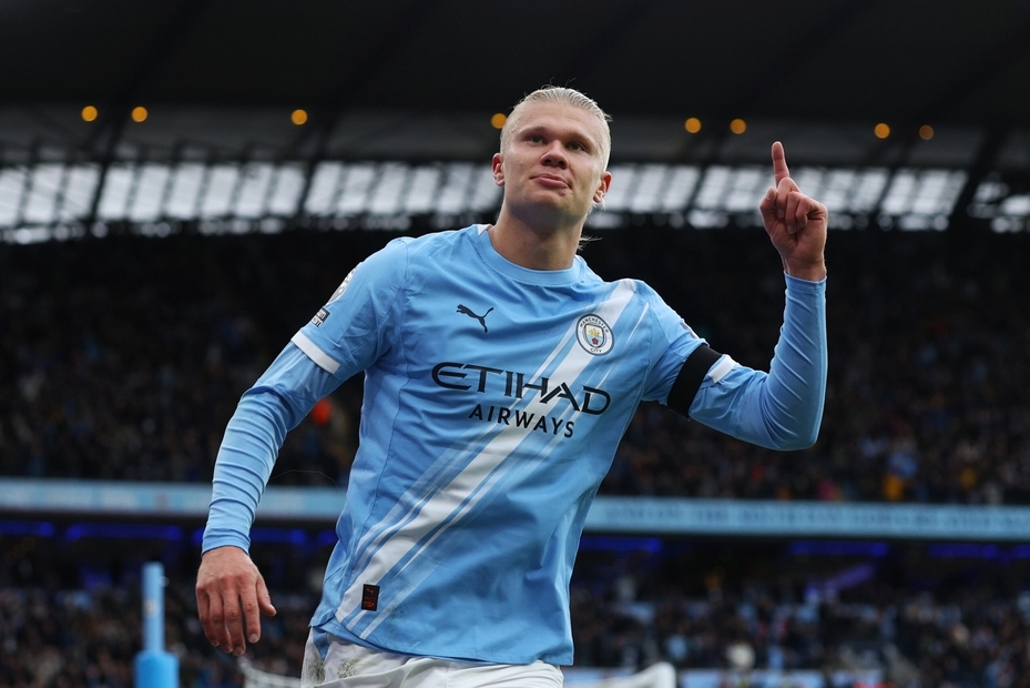 在曼城效力的哈兰德（photo/Getty Images）