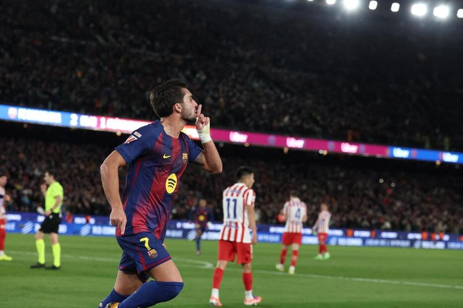 打进锁定胜局第3球的费兰 (C)Getty Images