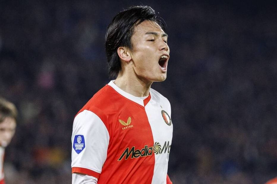 【荷甲】绝妙跑位一击破门！费耶诺德前锋上田绮世进球完美无瑕，开季14场14球独走射手榜第一【照片：Getty Images】（Football Channel）