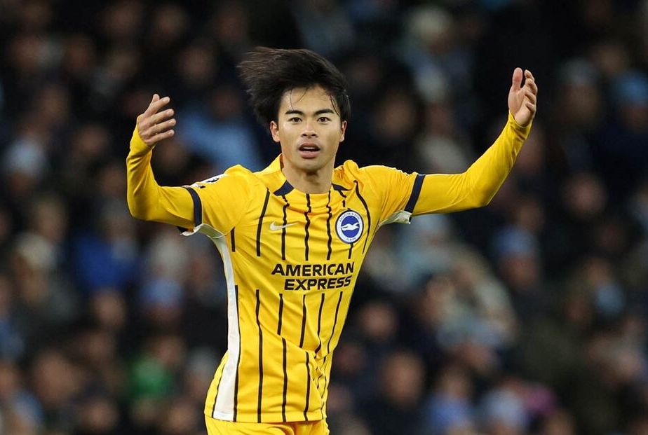 攻入追平进球的三笘（路透社）