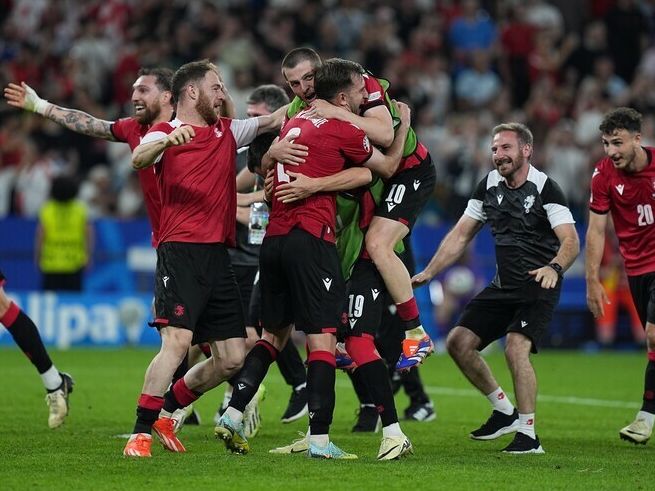 击败葡萄牙以2-0取胜，乔治亚确定晋级决赛淘汰赛。（C）Getty Images