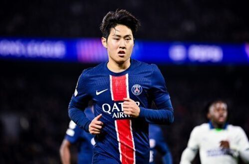 自2023年夏季起效力于巴黎圣日耳曼（PSG）的李刚仁 [照片] = Getty Images