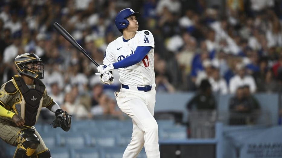道奇队的大谷翔平（MLB Advanced Media）