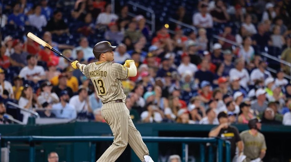 教士队的曼尼·马查多（MLB Advanced Media）