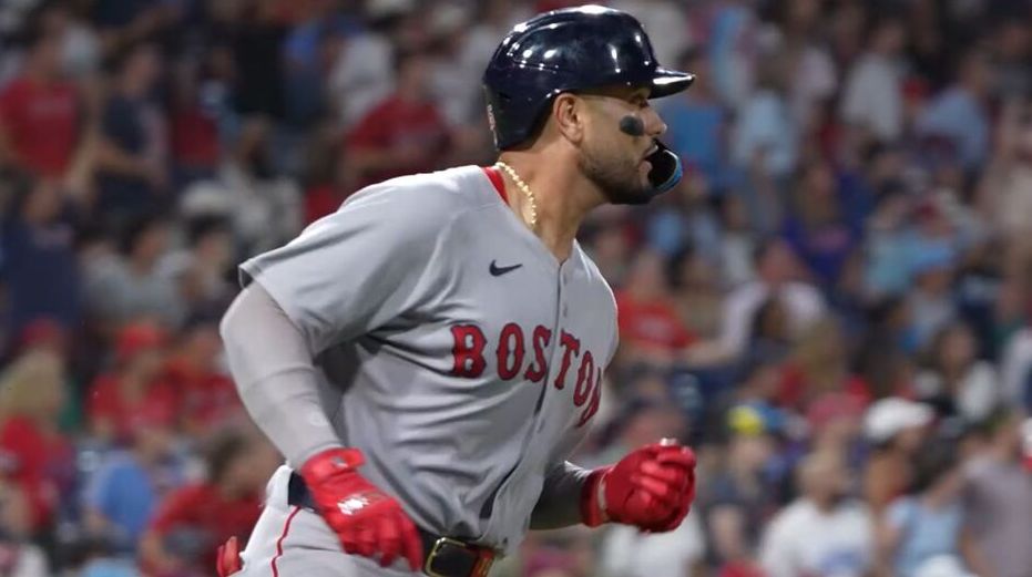 红袜队的卡洛斯·纳瓦耶兹（资料来源：MLB Advanced Media）