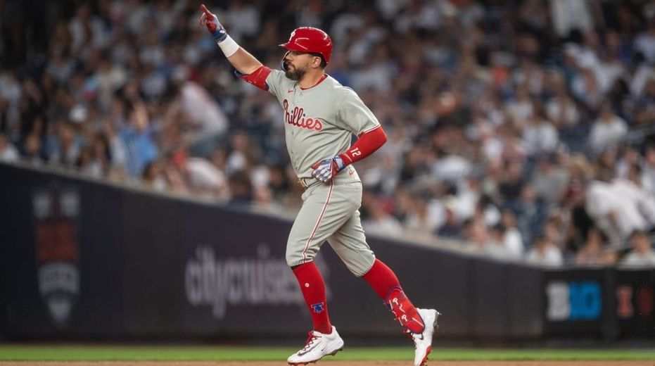 费城人队的凯尔·舒瓦伯（图片来源：MLB Advanced Media）