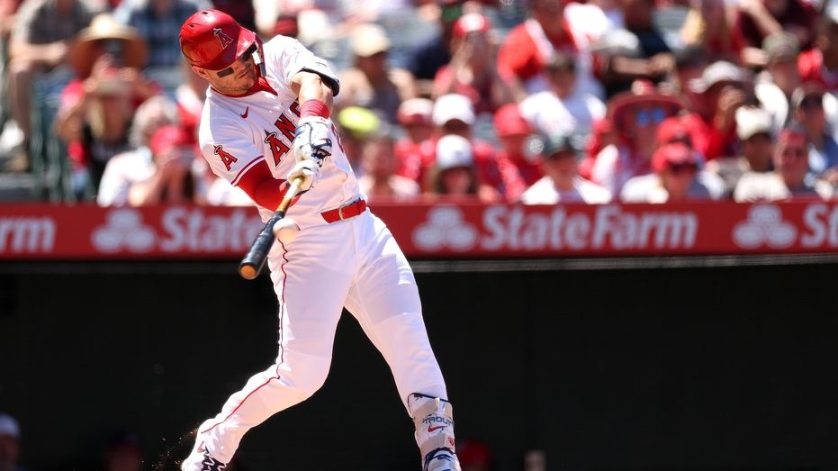 天使队麦可·楚奥特（Mike Trout）（图片来源：MLB Advanced Media）