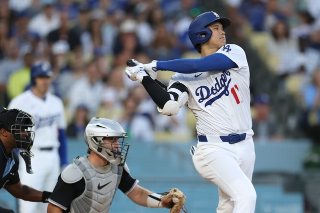 大谷翔平连续第五年打出第30支全垒打