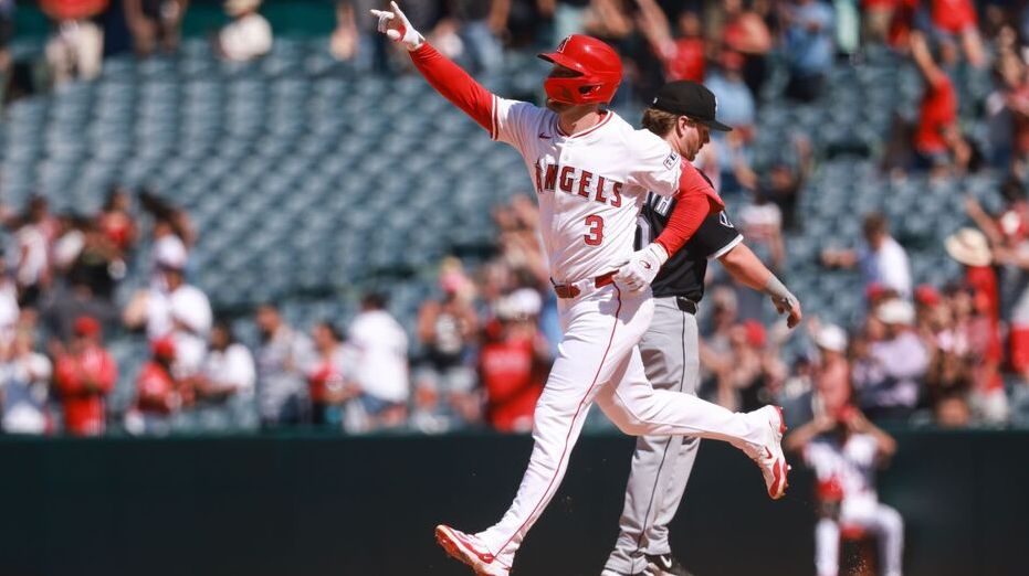 击出再见全垒打的天使队泰勒·瓦德（MLB Advanced Media）