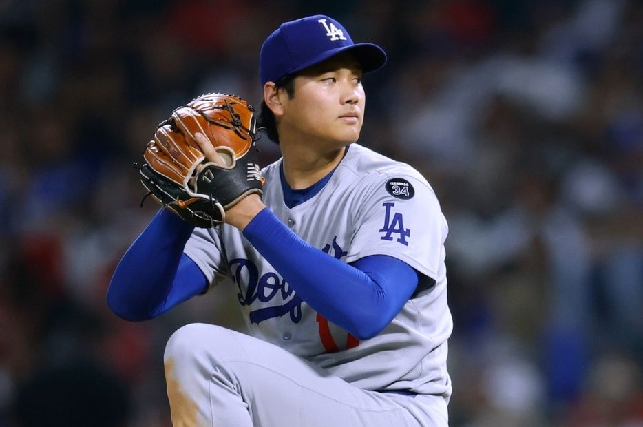 大谷翔平投4局被敲9安打失5分，表现惨烈。(C) Getty Images（THE DIGEST）