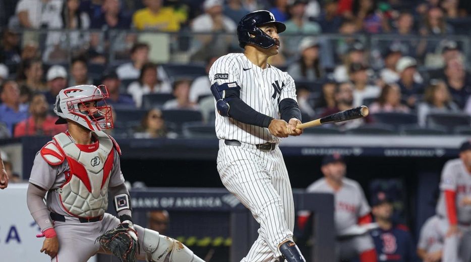 洋基队的崔恩特·葛里沙姆（MLB Advanced Media）