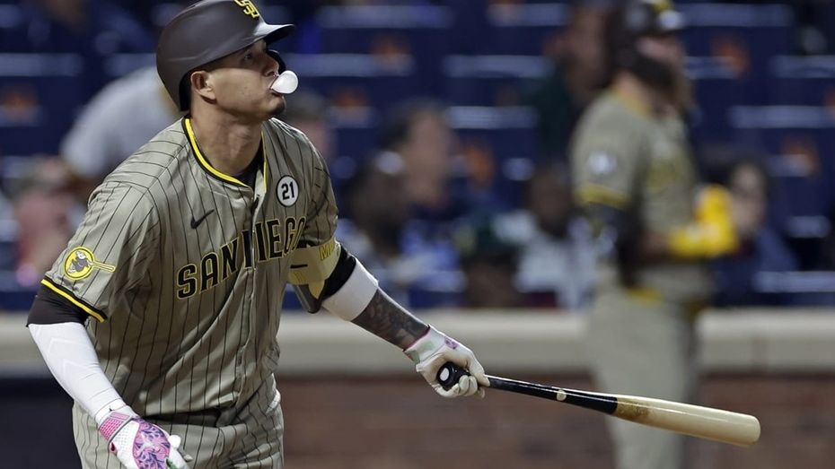 教士队的曼尼·马查多（MLB Advanced Media）