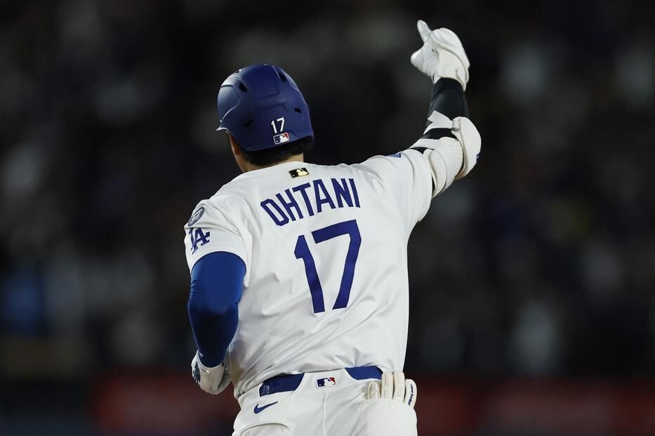 大谷在自己纪念日同时也向宣布引退的克萧献上祝福炮 (C)Getty Images