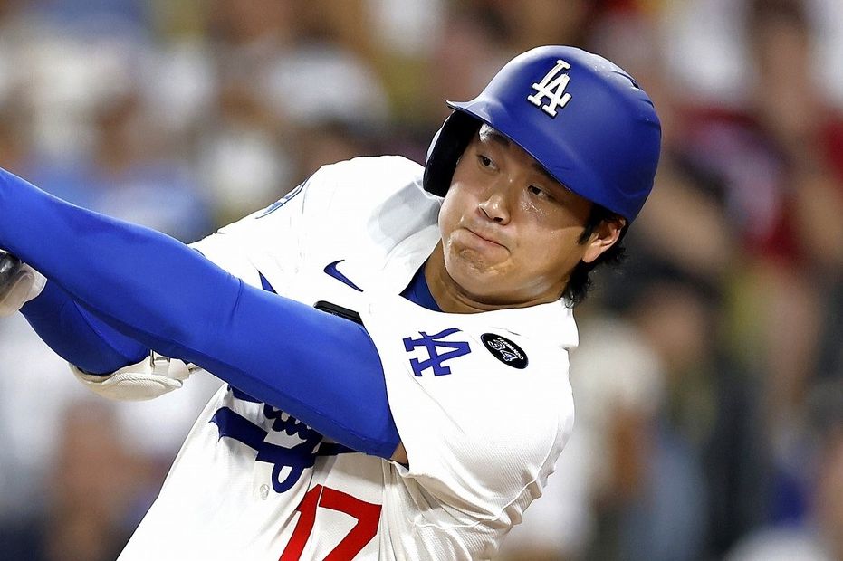大谷打出一发锦上添花的阳春全垒打。(C)Getty Images（THE DIGEST）