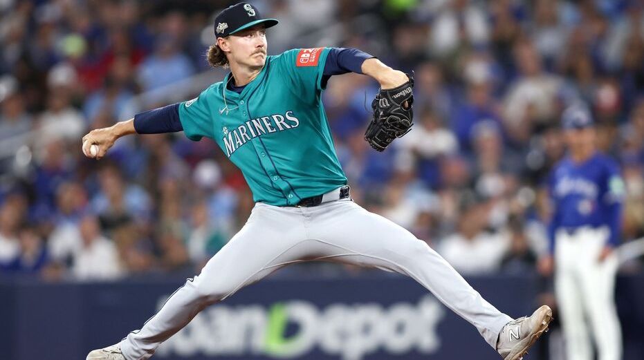 西雅图水手队投手布莱斯·米勒（MLB Advanced Media）