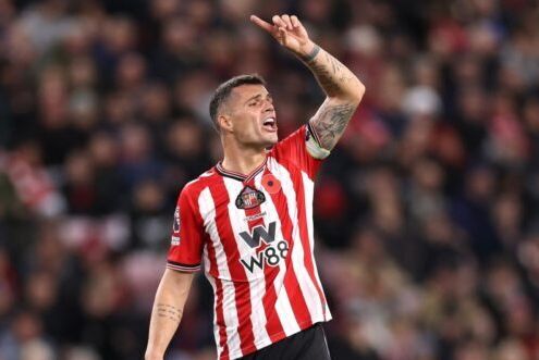 打进追平球的队长扎卡[照片]=Getty Images（SOCCER KING）