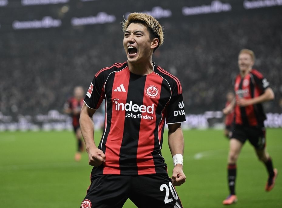 中场堂安律攻入本季第3球（Getty Images）