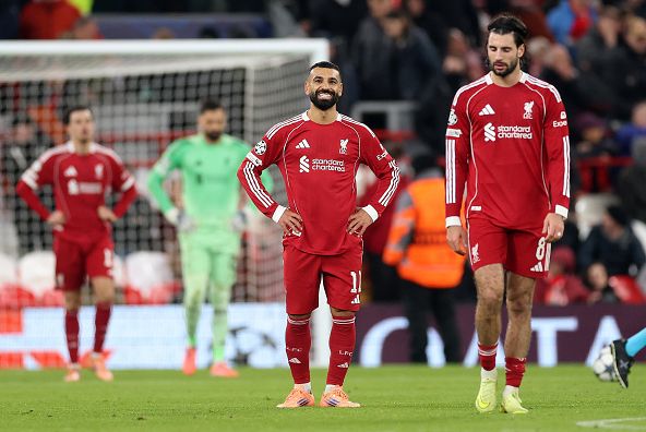 PSV战中的利物浦球员们 photo/GettyImages