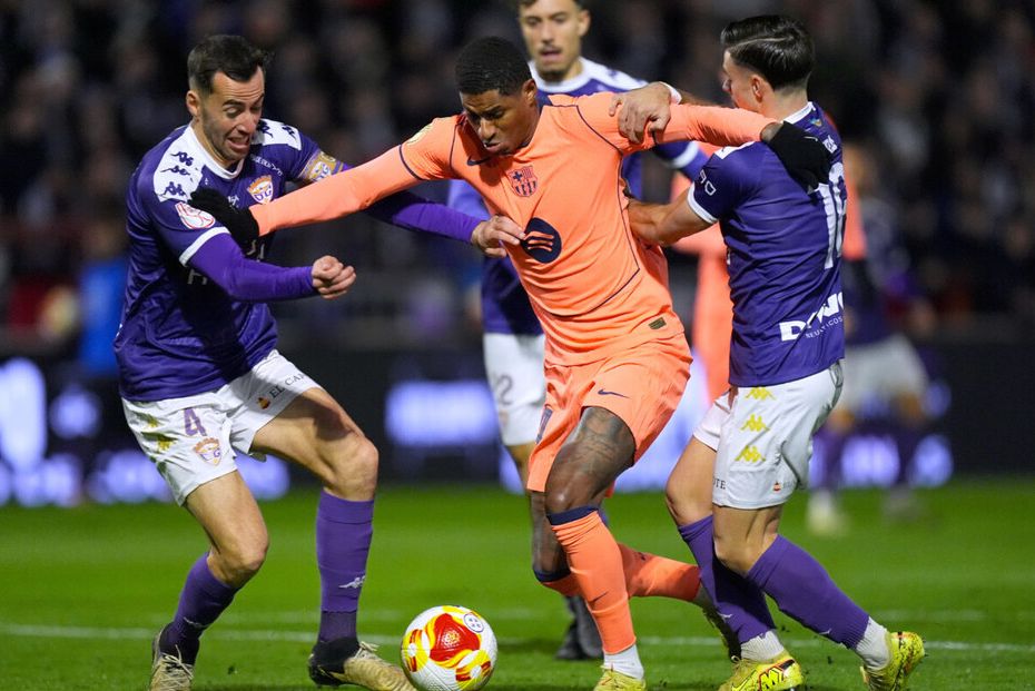 巴塞罗那前锋拉什福德【照片：Getty Images】