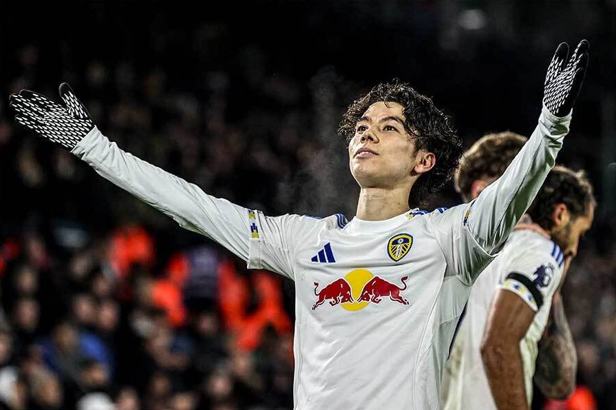 利兹联的田中碧【图片：ZUMA Press/Aflo】