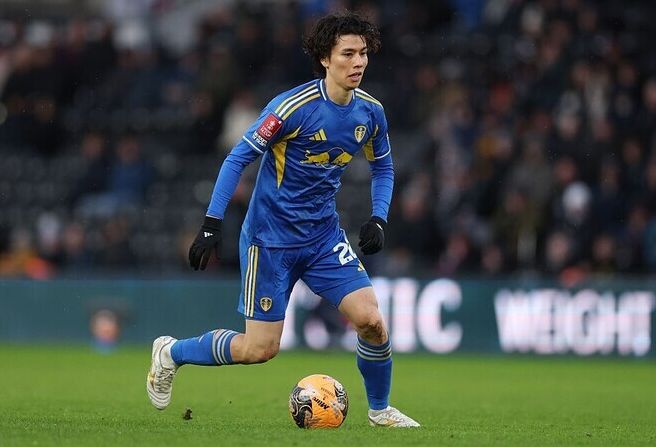 本季在英超仅获7场先发的田中碧，其职业生涯正处于关键的十字路口（©Getty Images）