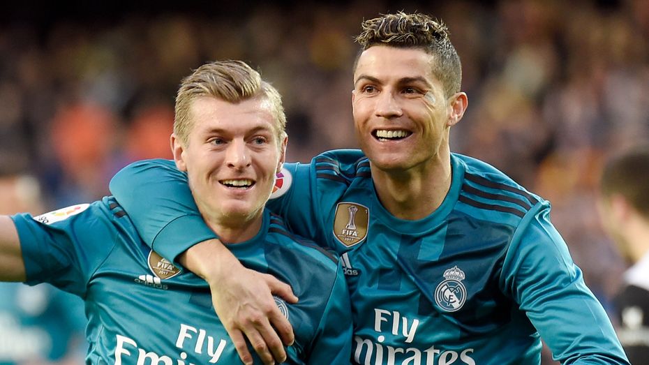 克罗斯与克里斯蒂亚诺·罗纳尔多（©Getty Images）