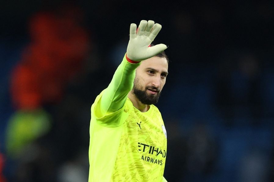 曼彻斯特城的詹路易吉·唐纳鲁马【照片：路透社】